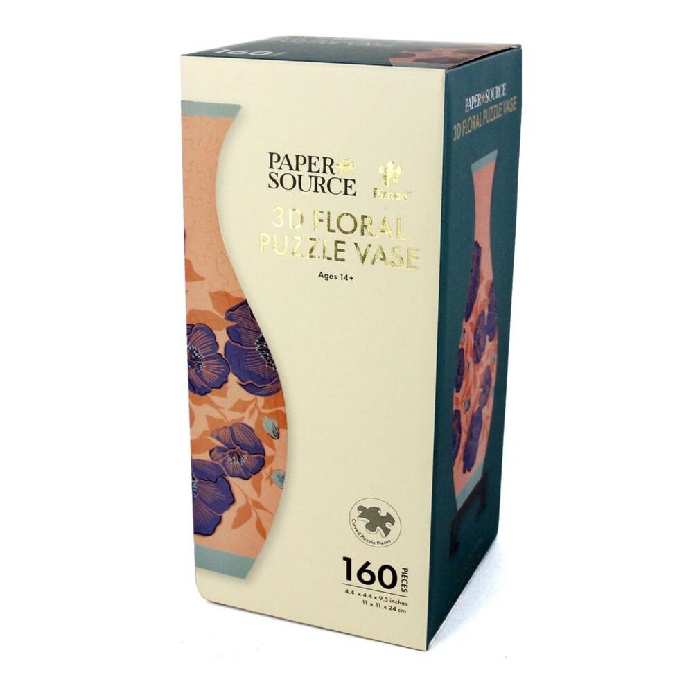 Paper Source 3D Floral Puzzle Vase